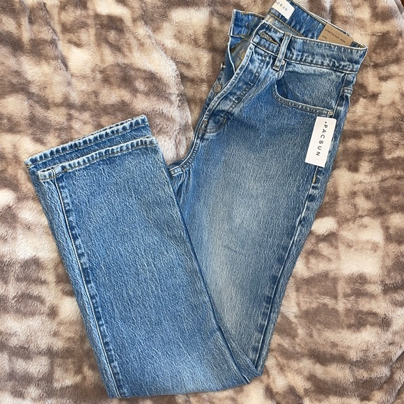NWT! Size 26. Pacsun Eco Stretch Medium Indigo Dad Jeans. - Picture 9 of 10